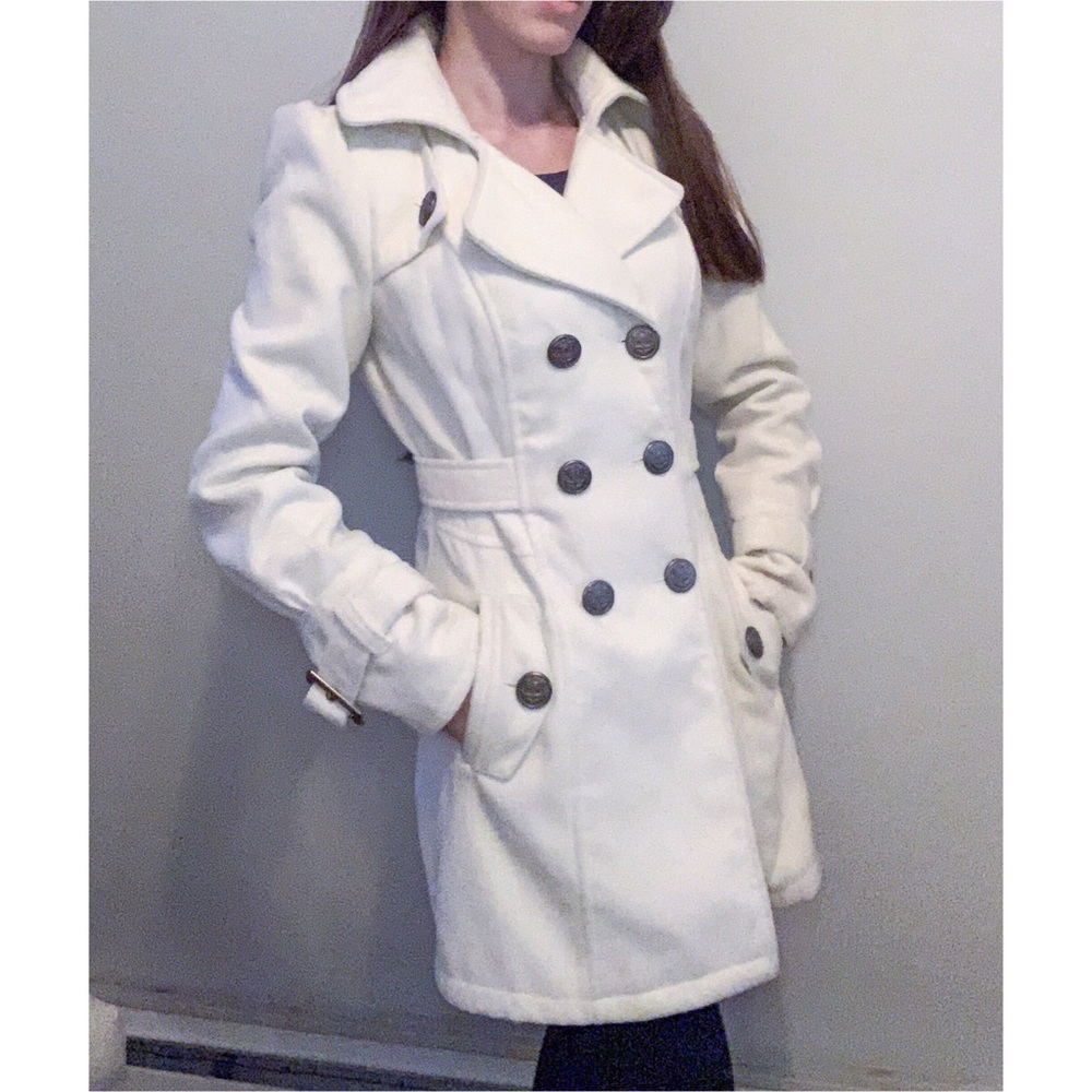 Worthington White winter Coat
